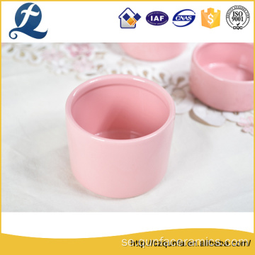 Solid Candy Color Ceramic Storage Jar Set Canister